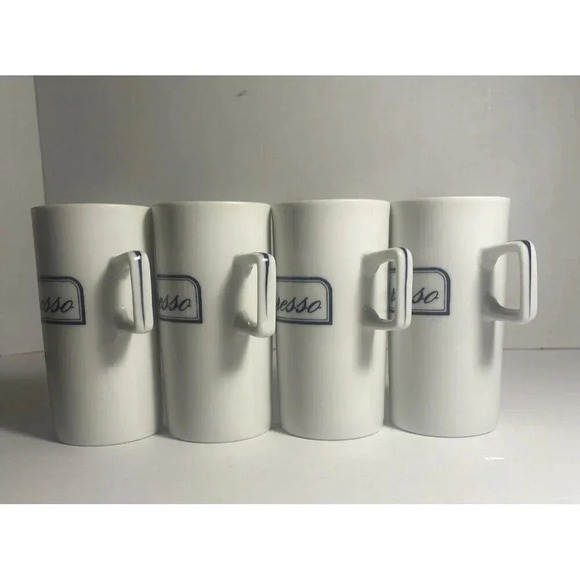 4 Style Setter Espresso Handled Cups Made in Japan 4" Excellent Condition - Picture 3 of 6